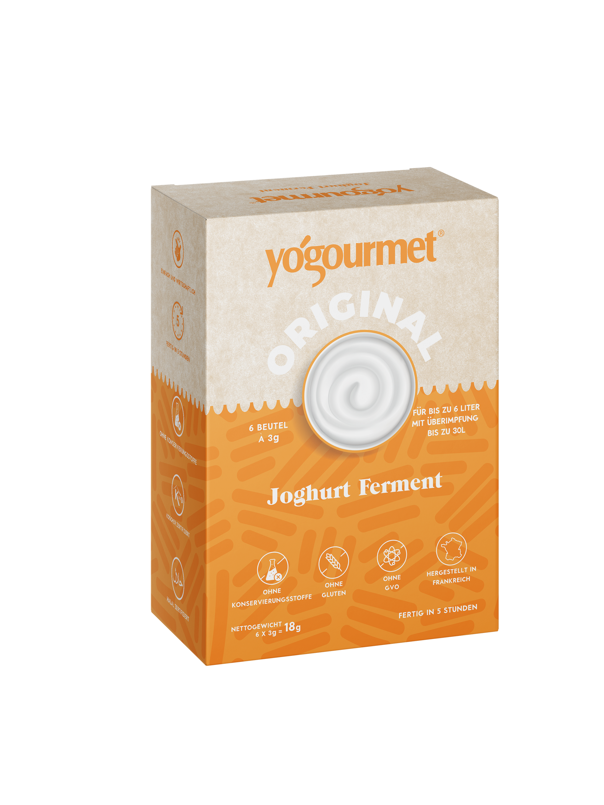 Yogourmet Traditional Yoghurt Starter SCD Friendly | Three Pack | 18 x 3g Sachets