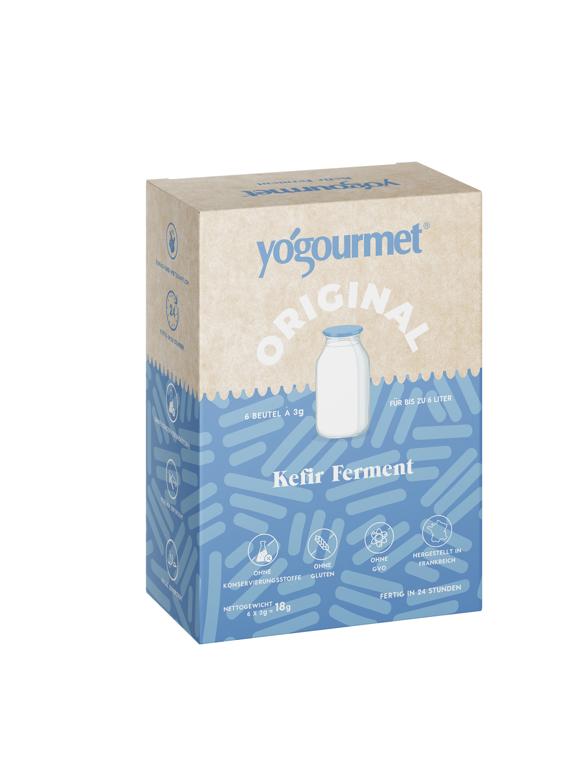 Yogourmet Kefir Starter | Three Pack | 18 x 3g Sachets